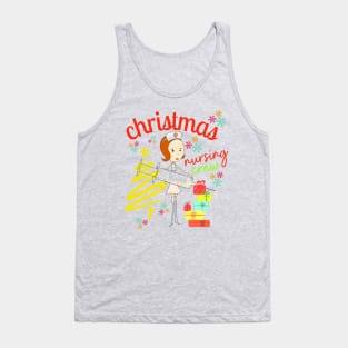 christmas nursing crew Tank Top